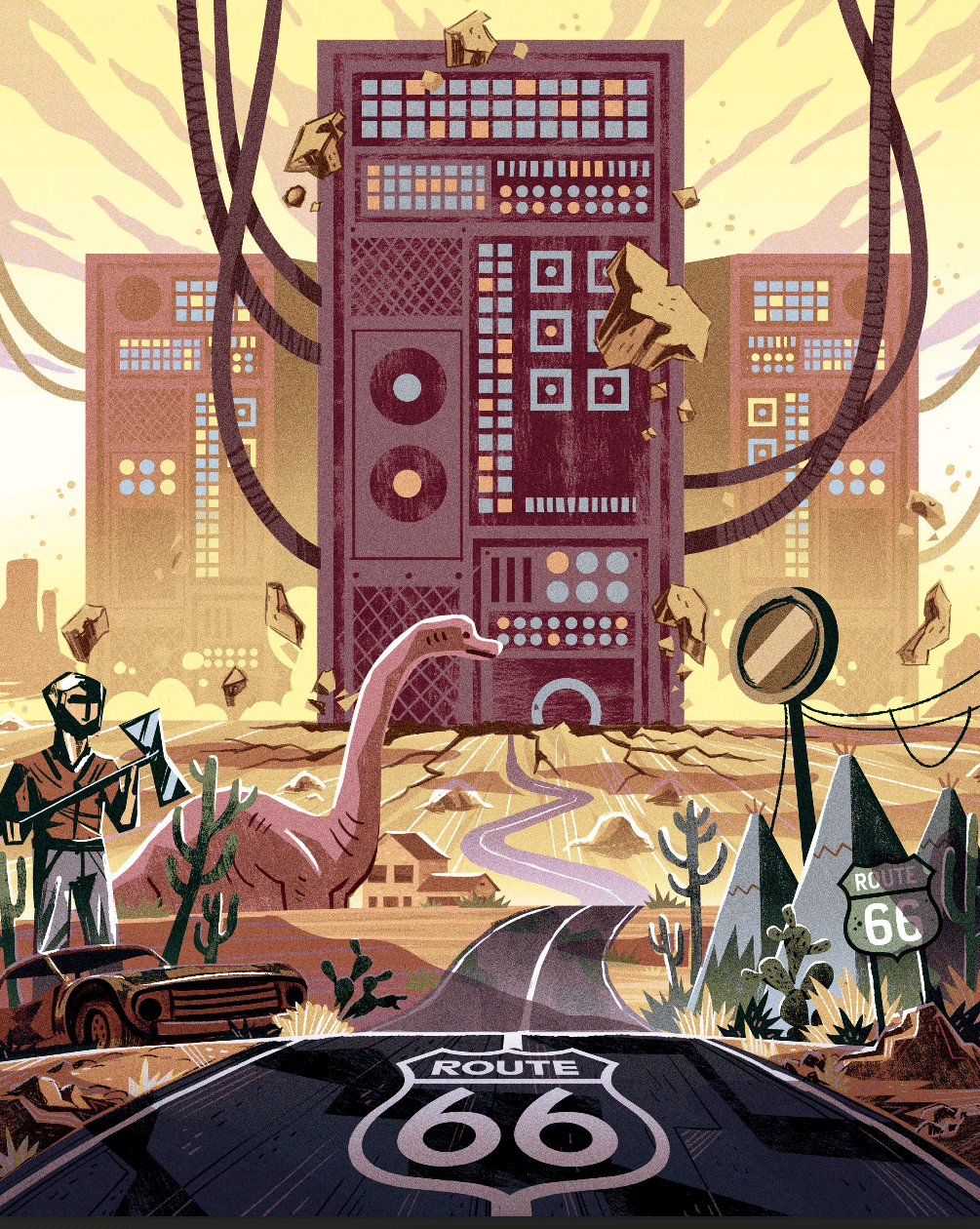 Colllective Names Examples Traveling Route 66 in the Age of Data Centers