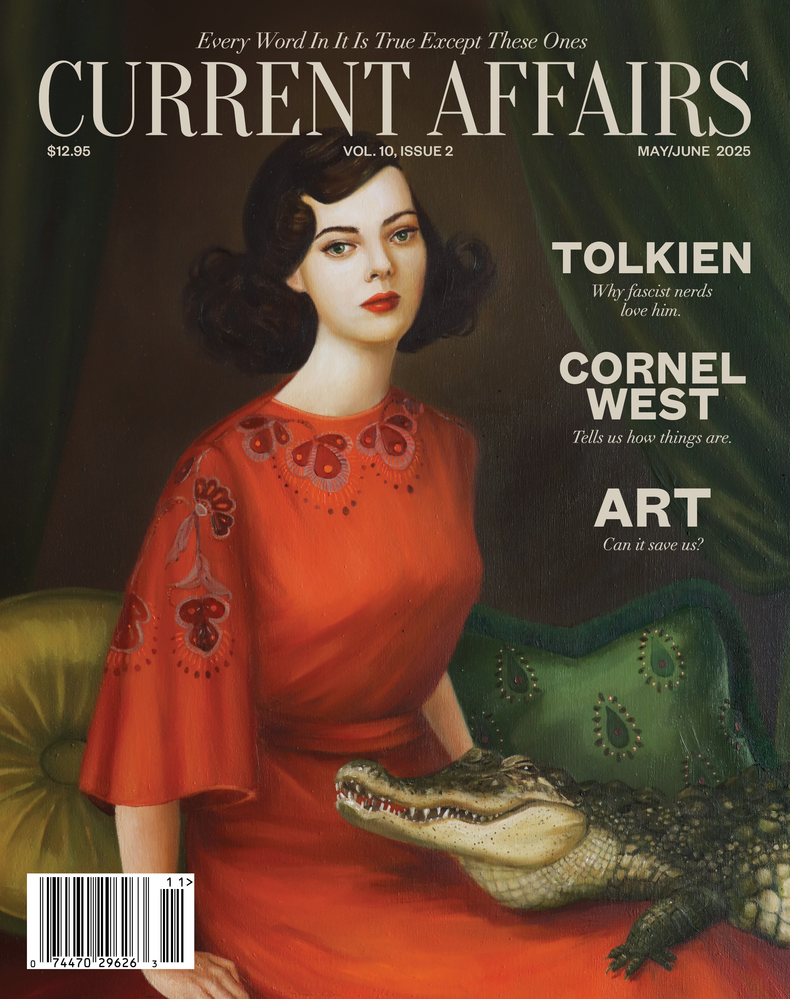 Cover of latest issue of print magazine