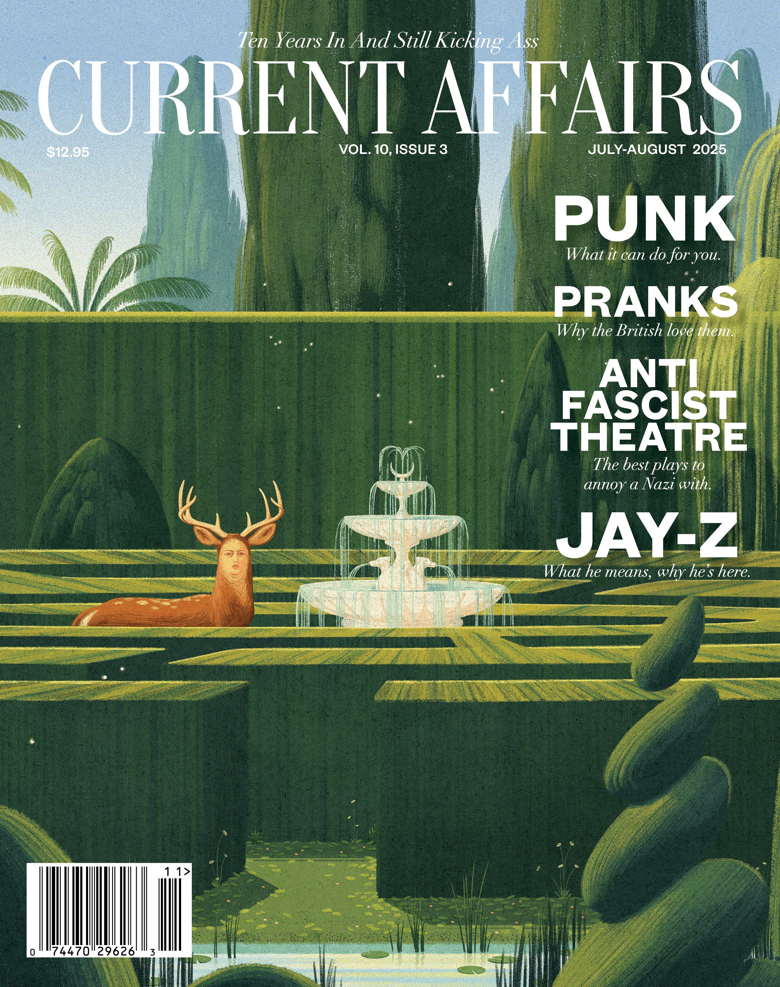 Cover of latest issue of print magazine