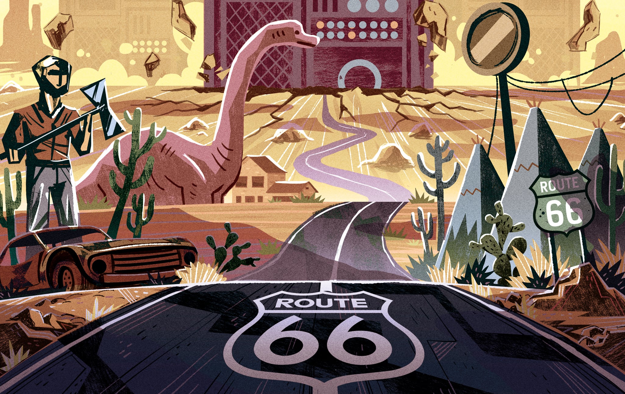 Traveling Route 66 in the Age of Data Centers
